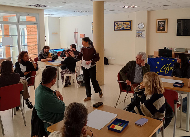 Un moment del taller. Autor: Life eCOadapt50
