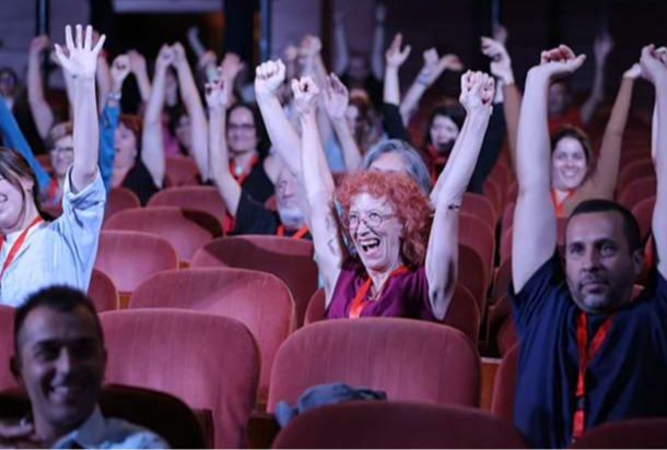 Sessió del I Congrés d'Espectadors de Teatre