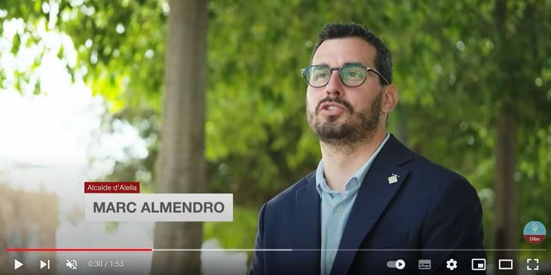 Marc Almendro, alcalde d'Alella