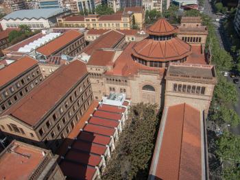 Vista aèria del Paranimf. Diputació de Barcelona. Subdirecció d’Imatge Corporativa i Promoció Institucional. Eva Guillamet, 2018