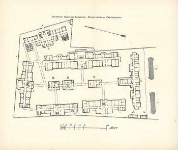 Plànol general d’emplaçament de la Institució Maternal Catalana, dins “L'Obra a fer”. Mancomunitat de Catalunya. Barcelona, 1919.