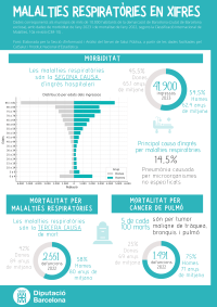 Infografia Malalties respiratòries en xifres